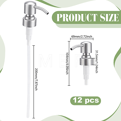 12Pcs 304 Stainless Steel Dispensing Pump TOOL-GO0001-22-1