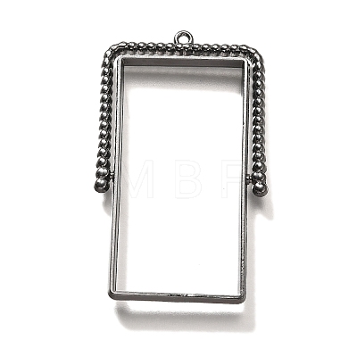 Alloy Open Back Bezel Pendants PALLOY-I223-07B-1