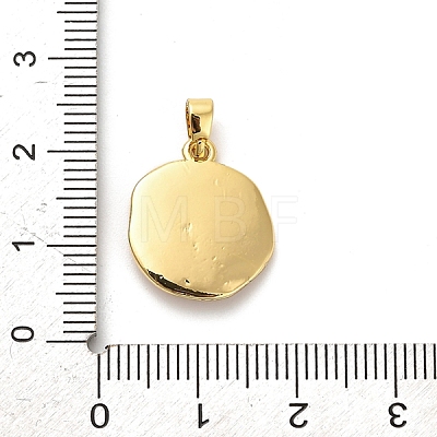 Brass Enamel Pendants KK-M314-08B-G02-1