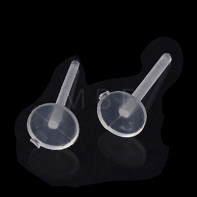 Plastic Stud Earring Findings X-KY-R011-01-1