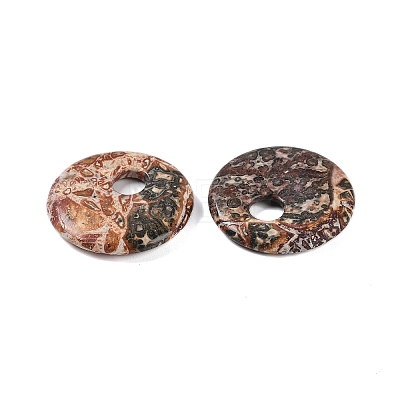 Natural Leopard Skin Jasper Pendants G-C140-10H-1