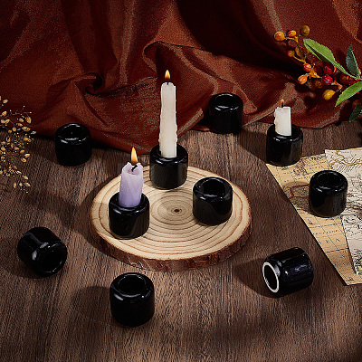 10Pcs Porcelain Candle Cups AJEW-SC0004-45C-1