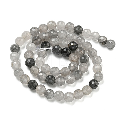 Natural Cloudy Quartz Beads Strands G-E571-A08-01-1