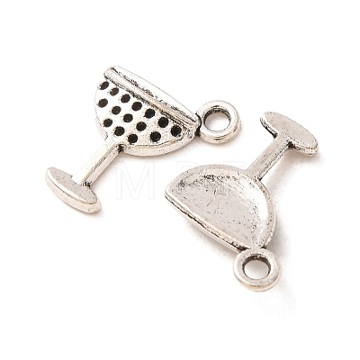 Tibetan Style Alloy Charms AL-CBA5212-10AS-1