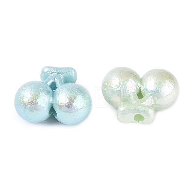UV Plating Opaque Acrylic Beads OACR-N160-12-1