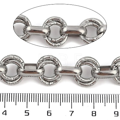 Non-Tarnish 304 Stainless Steel Link Chains CHS-A013-03P-02-1