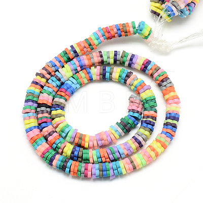 Polymer Clay Bead Strands X-CLAY-T001-A06-1
