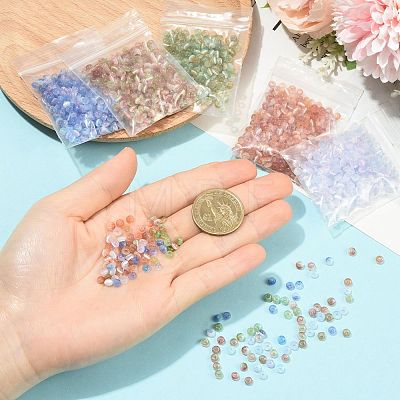 438Pcs Imitation Cat Eye Glass Seed Beads SEED-FS0001-47C-1