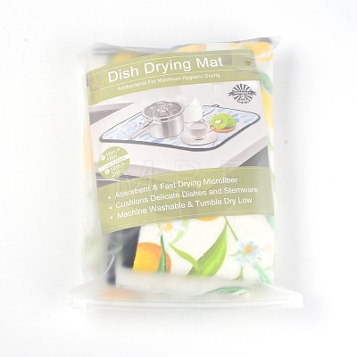 Towel Cloth Dish Drying Mat for Kitchen AJEW-WH0189-80B-01-1