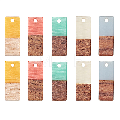 Resin & Wood Pendants RESI-CJ0006-01-1