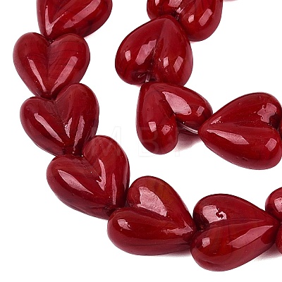 Handmade Lampwork Beads Strands LAMP-Q041-05E-1