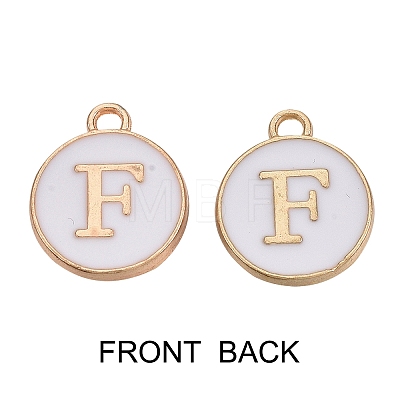 Golden Plated Enamel Alloy Charms ENAM-SZ0001-26A-F-1