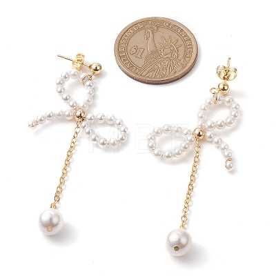 Pearl Pendants Earrings EJEW-TA00426-1