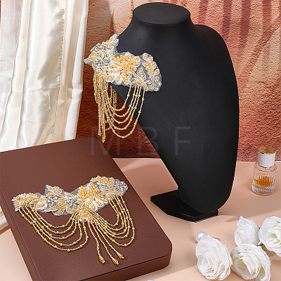 Flower Computerized Embroidery Ornament Accessories AJEW-WH0410-116A-1