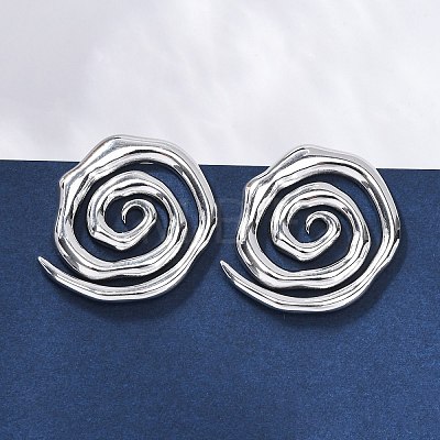 304 Stainless Steel Stud Earrings for Women EJEW-K306-15P-1