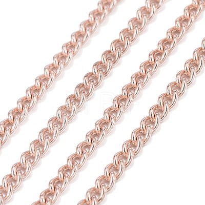 Brass Twisted Chains CHC010Y-RG-1