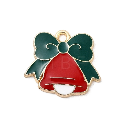 Christmas Alloy Enamel Pendants FIND-H055-17G-G01-1