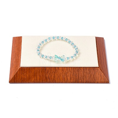 Rectangle Wood Pesentation Jewelry Bracelets Display Tray ODIS-P008-17A-1