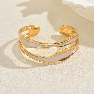 Vintage Stainless Steel Open Cuff Bangles for Women UA0791-1-1