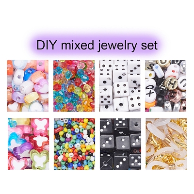 DIY Jewelry Set Making Kit DIY-YW0004-68-1