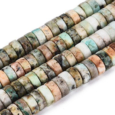 Natural Chrysocolla and Lapis Lazuli Beads Strands G-N367-03A-09-1