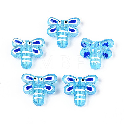 Handmade Lampwork Enamel Beads LAMP-T023-26D-1