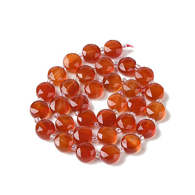 Natural Carnelian Bead Strands G-NH0013-A03-01-1