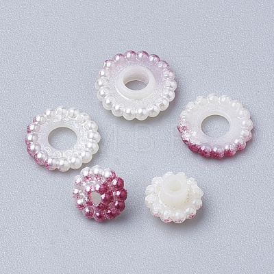 Imitation Pearl Acrylic Beads OACR-T004-10mm-09-1