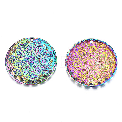 Rainbow Color Alloy Pendants PALLOY-N156-152-NR-1