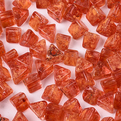 Picasso Transparent Glass Beads SEED-Q039-02L-1