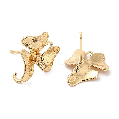 Brass Stud Earring Findigs KK-F855-27G-1