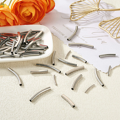 Craftdady 64Pcs 8 Style 201 Stainless Steel Beads STAS-CD0001-32-1