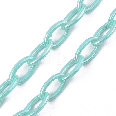 Acrylic Opaque Cable Chains X-PACR-N009-001D-1