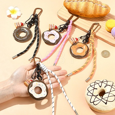 Nylon Pendant Decorations HJEW-YW00412-01-1