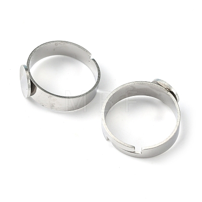 304 Stainless Steel Ring Shanks STAS-B018-304-1
