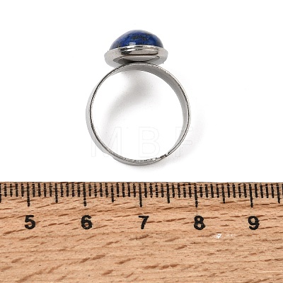 Adjustable 304 Stainless Steel Finger Rings for Women GG-CBA7994-04P-16-1