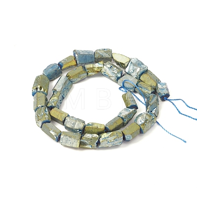 Electroplated Natural Quartz Crystal Beads Strands G-D0009-01A-03-1