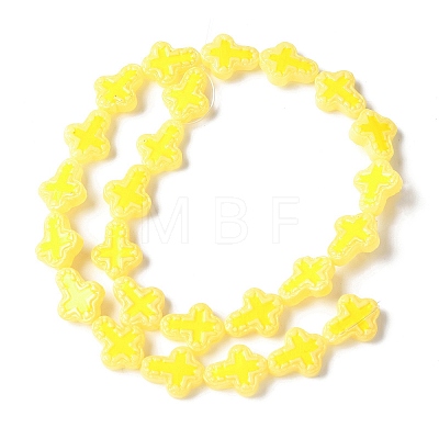 Baking Paint Glass Enamel Beads BLOW-D300-06O-1