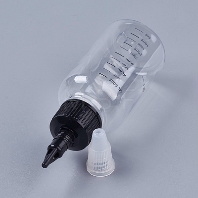 Transparent PET Plastic Empty Bottle TOOL-WH0090-02A-1
