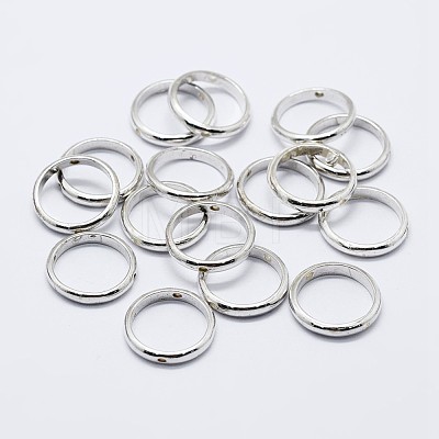 925 Sterling Silver Bead Frames STER-F036-13S-13mm-1