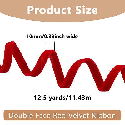 12.5 Yards Double Face Velvet Ribbon OCOR-DC0001-20A-1