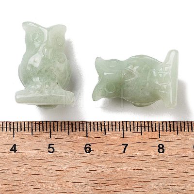 Natural Green Aventurine Carved Figurines DJEW-L023-G14-1