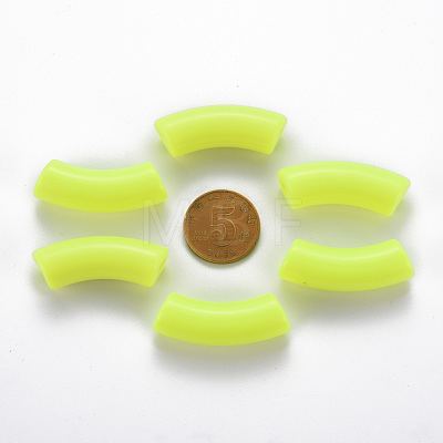 Opaque Acrylic Beads MACR-S372-001B-S023-1