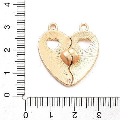 Alloy Enamel Split Pendants ENAM-P255-01G-1