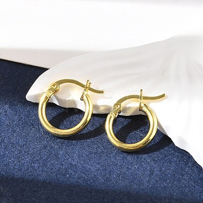 925 Sterling Silver Hoop Earrings STER-P047-13A-G-1