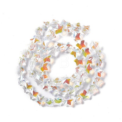 Faceted Glass Beads Strands X-EGLA-E030-01D-1