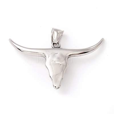 Tibetan Style 304 Stainless Steel Pendants STAS-P305-41AS-1