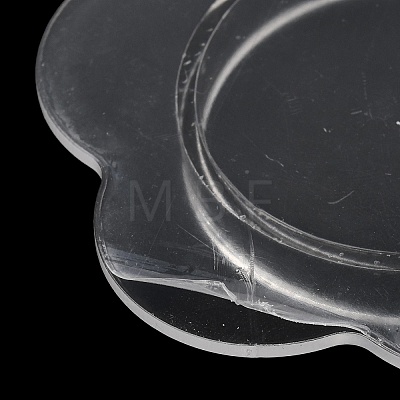 Clear Acrylic Slant Back Single Bracelet Bangle Display Stands BDIS-C003-01B-1