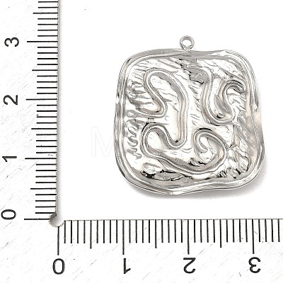 Two Tone 304 Stainless Steel Pendants STAS-K322-18D-GP-1