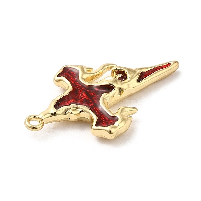 Alloy Enamel Pendants ENAM-D059-03G-01-1